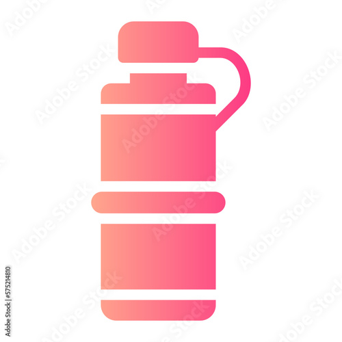 water flask gradient icon