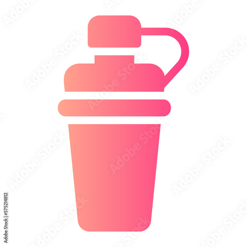 water flask gradient icon