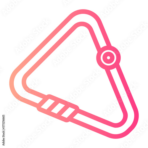 carabiner gradient icon