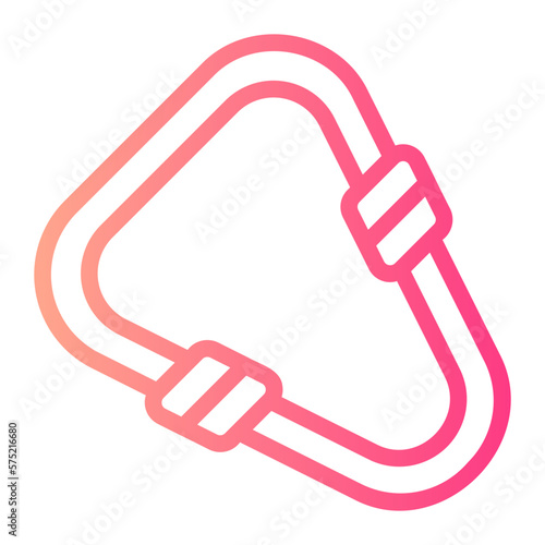 carabiner gradient icon