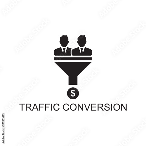 traffic conversion icon , business icon