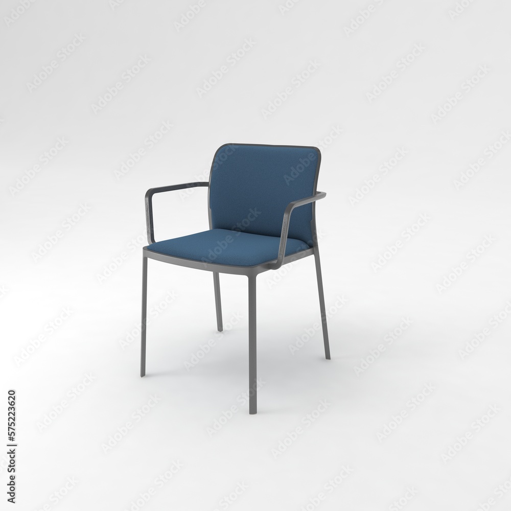 Armchair side view, modern designer furniture, Chair isolated on white background Armchair side view, modern designer furniture, Chair isolated on white background