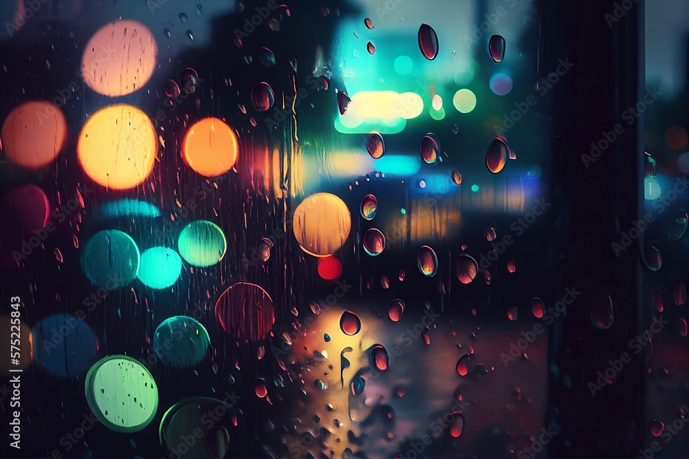 Obraz premium rain background