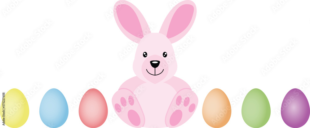 Obraz premium Easter clipart or vector image for decoration.