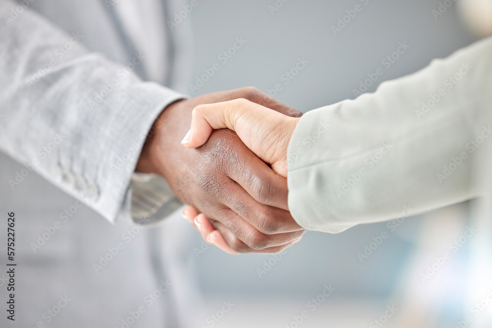 Business people, handshake and partnership in b2b, agreement or deal for collaboration, teamwork or unity. Hand of corporate employees shaking hands for meeting, greeting or success in solidarity Business people, handshake and partnership in b2b, agreement or deal for collaboration, teamwork or unity. Hand of corporate employees shaking hands for meeting, greeting or success in solidarity