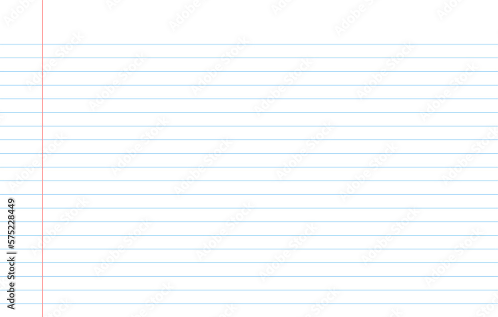 Notebook paper background. Lined notebook paper Notebook paper background. Lined notebook paper