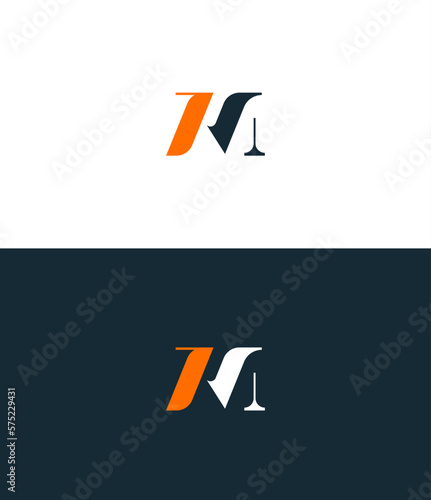 Minimal Innovative Initial MA logo and AM logo. Letter MA, AM creative elegant Monogram.