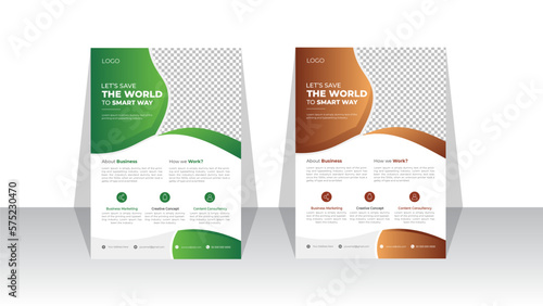 Vector Corporate creative colorful Business flyer template design, abstract business flyer, vector design, poster. Blue color design templates A4 size. Vector illustrations for medical, healthcare 