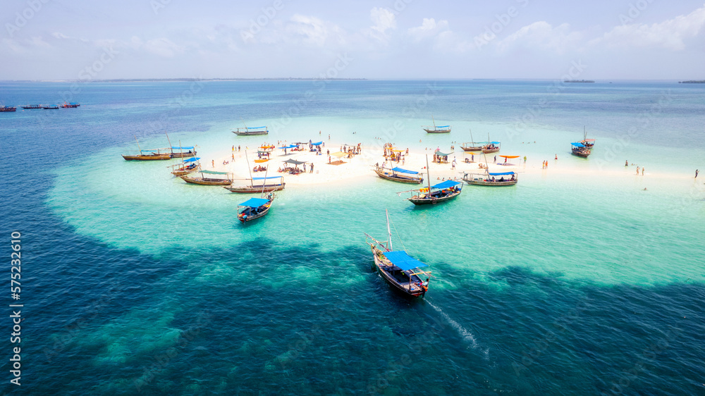 Experience the breathtaking view of Mtende Beach in Zanzibar, Tanzania, and enjoy a relaxing day by the ocean. The beach view will take your breath away and create unforgettable memories of your time 