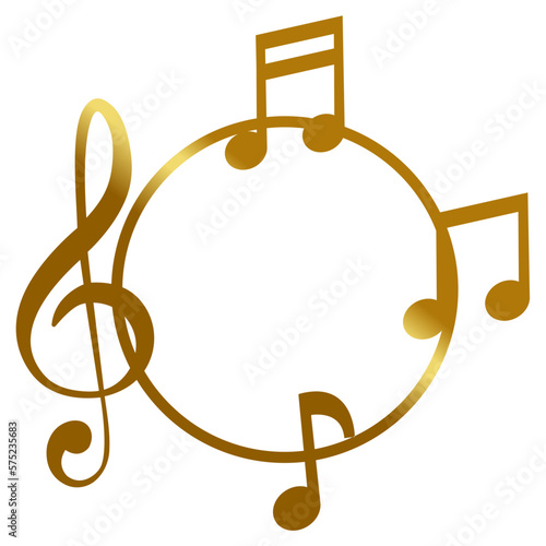 Gold Music Monogram Svg | Music Name Frame | Music Monogram Cut File | Music Name Frame Sublimation Designs,