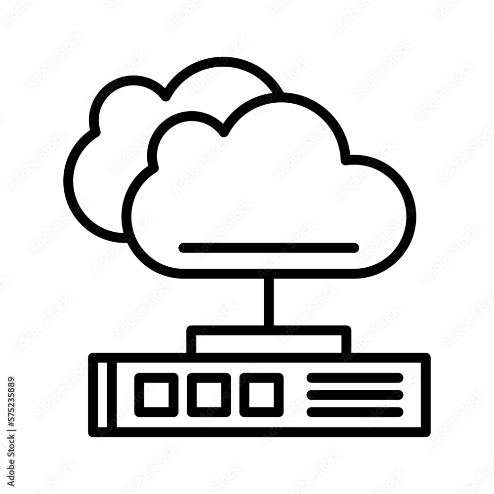 Cloud Storage Icon Design Cloud Storage Icon Design