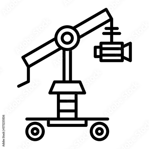 Camera Crane Icon Design