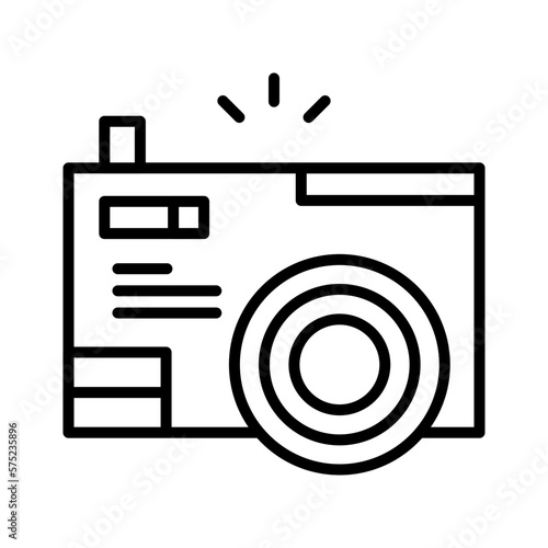 Compact Camera Icon Design