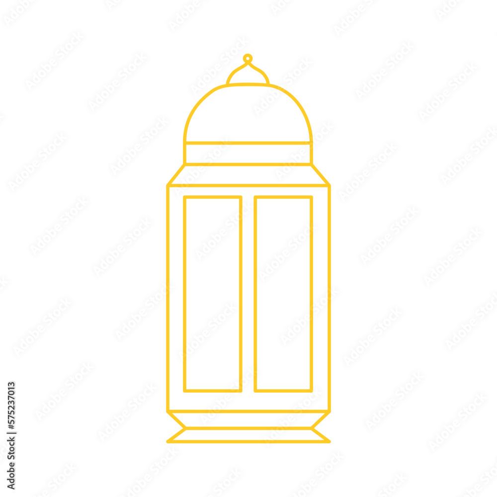 ramadan lantern mubarak line art illustration ramadan lantern mubarak line art illustration