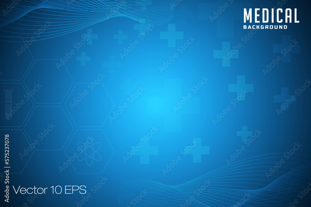 custom made wallpaper toronto digitalAbstract medical background with flat icons and symbols. Template design with concept and idea for healthcare technology, innovation medicine, health, science and research. Vector illustration