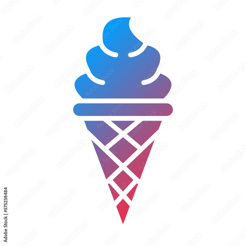 Vector Design Ice Cream Icon Style Vector Design Ice Cream Icon Style