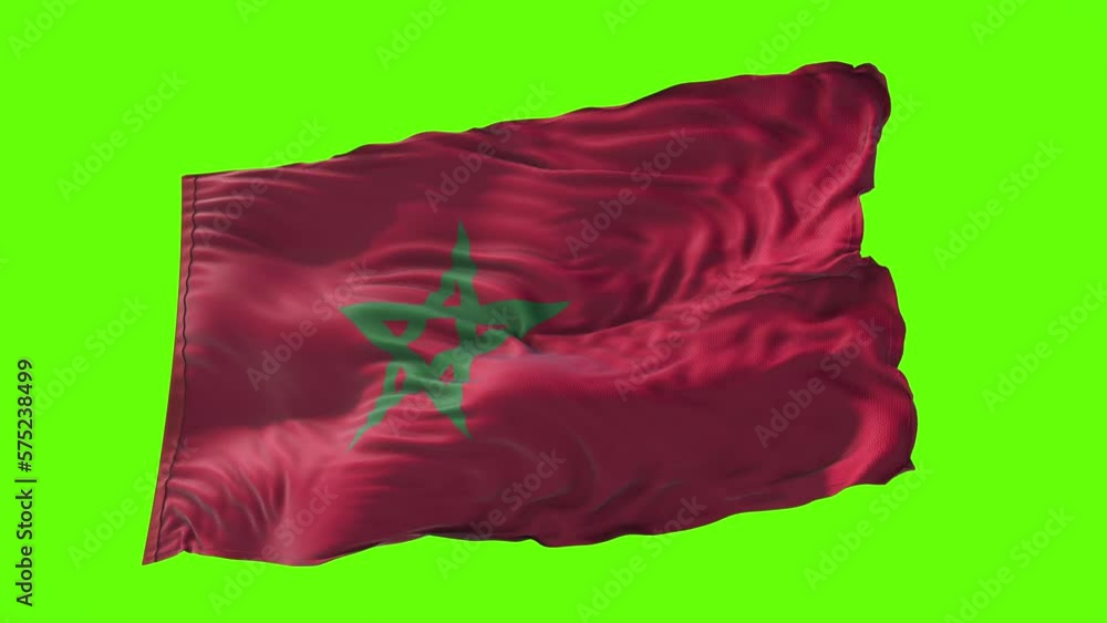 Experience the Rich Culture of Morocco with the Green Screen Flag Effect! Experience the Rich Culture of Morocco with the Green Screen Flag Effect!