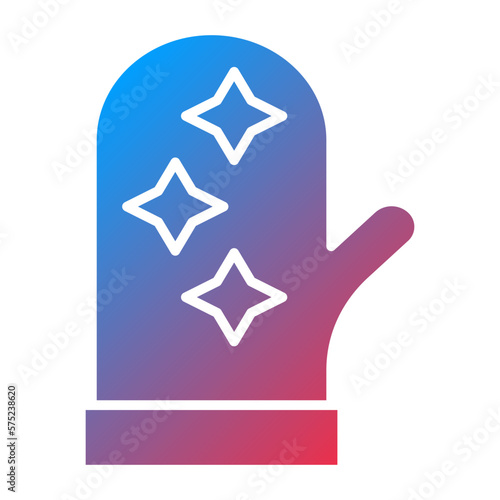 Vector Design Oven Mitt Icon Style