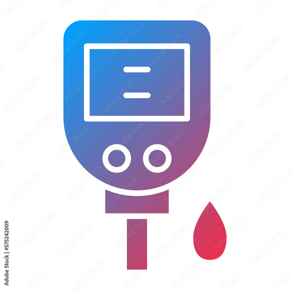 Vector Design Diabetes Test Icon Style Vector Design Diabetes Test Icon Style