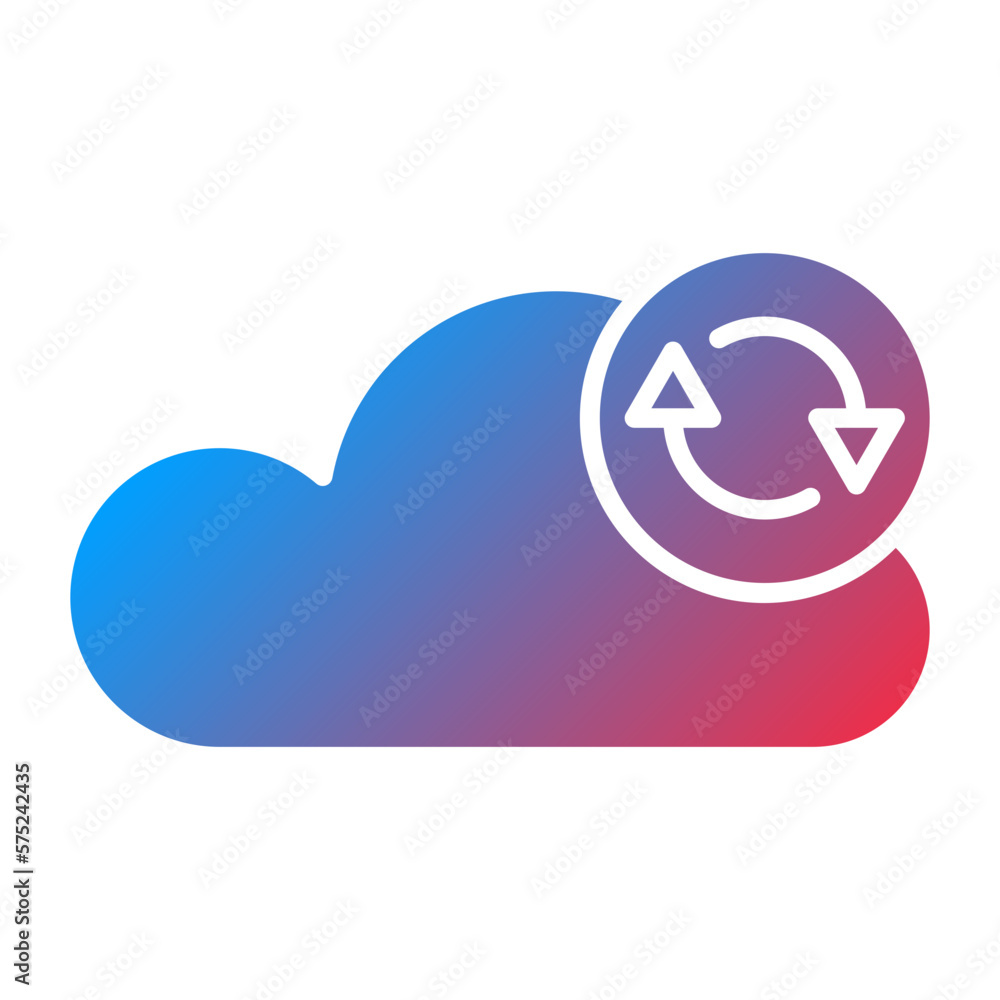 Vector Design Data Synchronization Icon Style Vector Design Data Synchronization Icon Style
