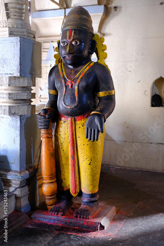 30 January 2023, Shree Ram Mandir Phaltan is one of the oldest temple in the town. The temple architecture is wooden and is quite decently constructed, Phaltan, Maharashtra, India. photo