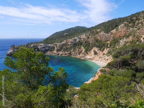 beautiful landscape on the island of Ibiza