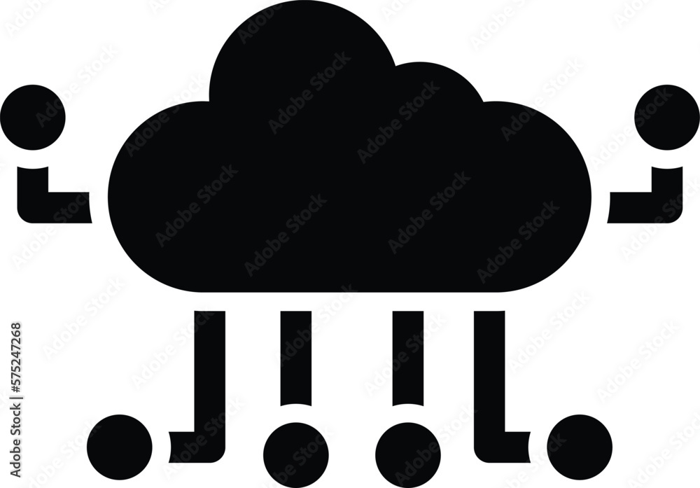 Cloud computing Vector Icon Design Illustration Cloud computing Vector Icon Design Illustration