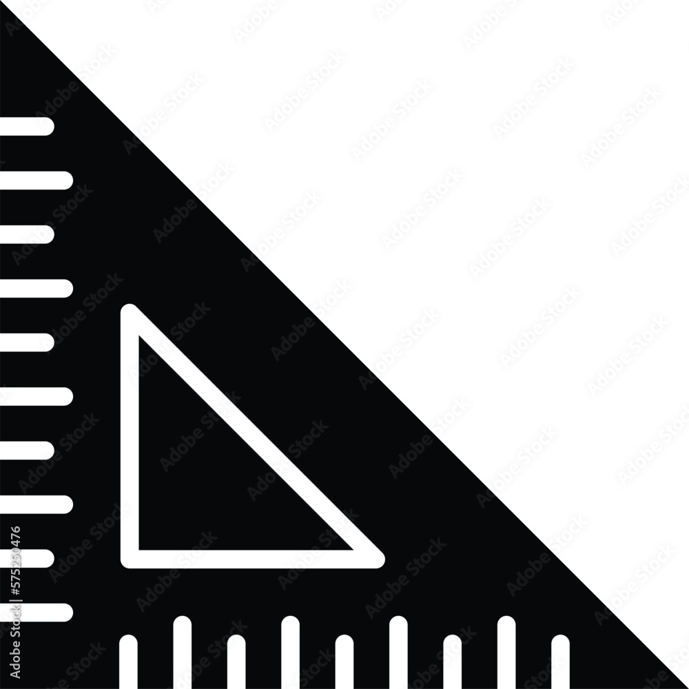 Set square Vector Icon Design Illustration Set square Vector Icon Design Illustration