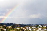 Beautiful rainbow in Wellington, New Zealand