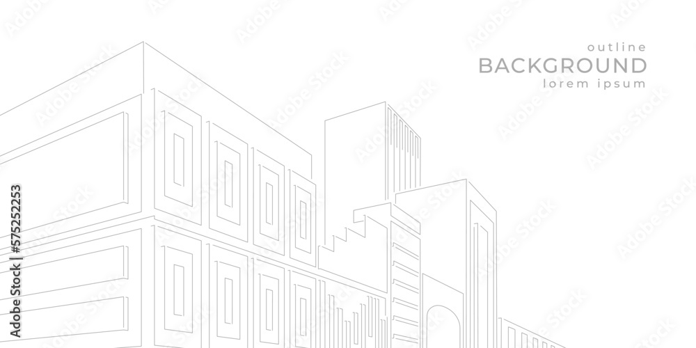 Architecture construction. Abstract line buildings. Digital geometric art. Tech business tower. Futuristic city blueprint. House structure. Town construction draft. Vector banner concept Architecture construction. Abstract line buildings. Digital geometric art. Tech business tower. Futuristic city blueprint. House structure. Town construction draft. Vector banner concept