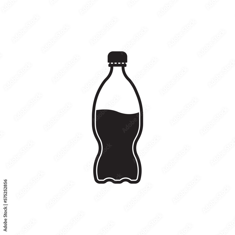 Drink bottle icon,illustration design template. Drink bottle icon,illustration design template.