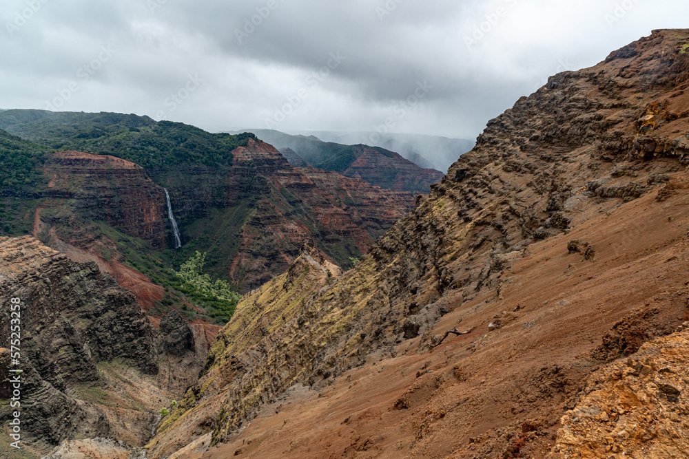 Exploring the Waimea Canyon State Park in Kauai, Hawaii