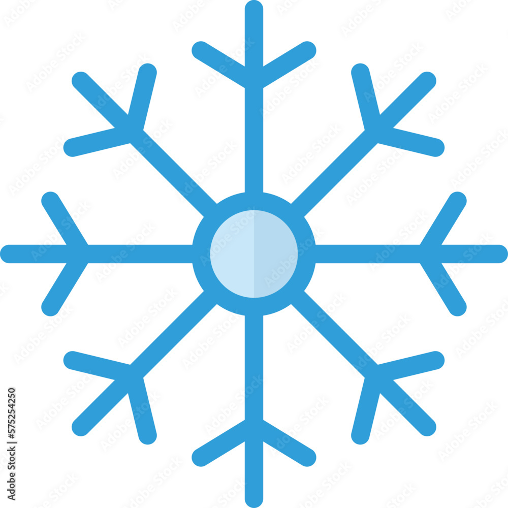 Snow Flake Vector Icon Design Illustration Snow Flake Vector Icon Design Illustration