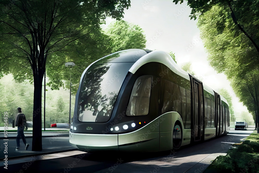 Public Transportation: An eco-friendly city has an efficient public