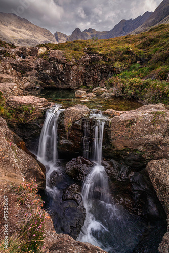 Landscape at Fairy Pools  Isle of Skye  Scotland