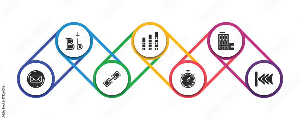 user interface filled icons with infographic template. glyph icons such ...