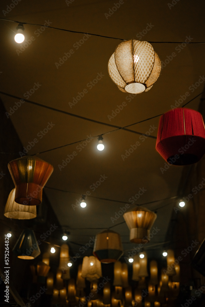 Lanterns evening lighting Lanterns evening lighting