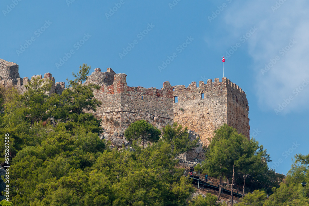 View of the Alanya castle 
