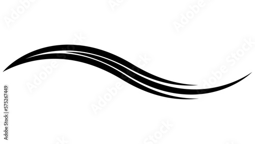 Line curve logo, fire pattern graphic, s wavy icon business