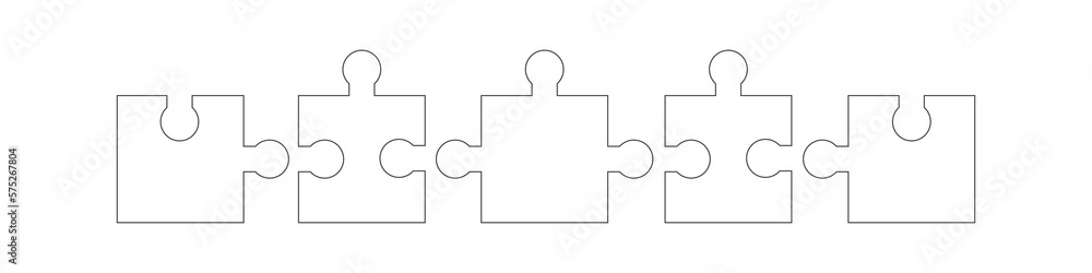 Reihe Puzzle Band Banner Hintergrund Verbindung Reihe Puzzle Band Banner Hintergrund Verbindung