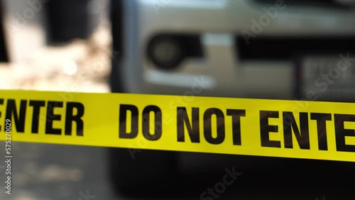 Do not enter cordon tape