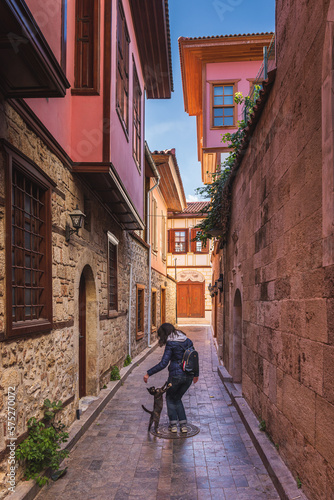 In the historic centre of Antalya photo