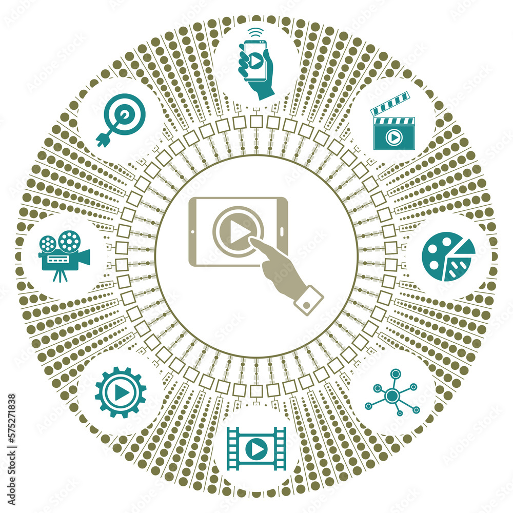 Concept of video marketing Concept of video marketing