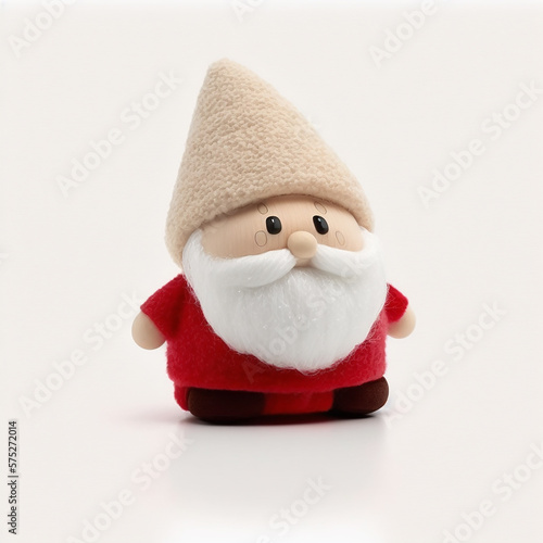 Merry Christmas - Cute Santa clause isolated, Generative ai