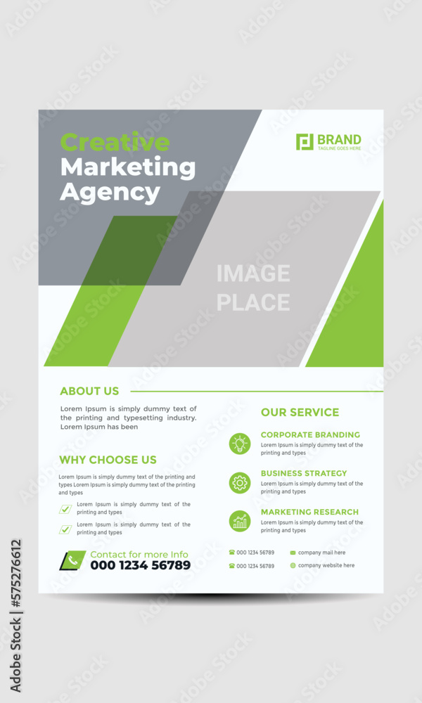 Corporate flyer design for office 