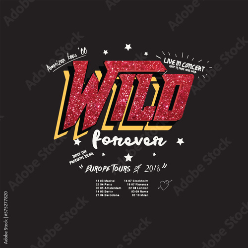 rock and punk illustration font for print