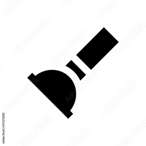 plunger glyph icon