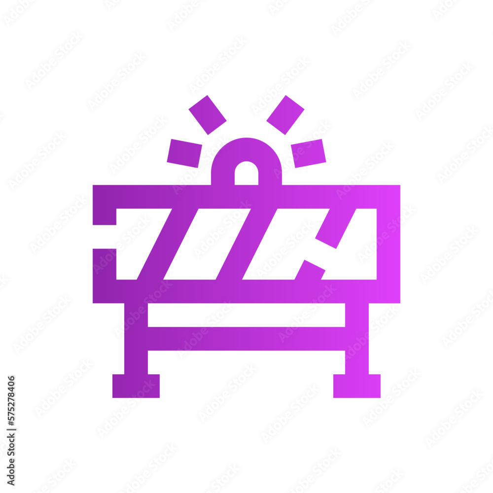 barrier gradient icon barrier gradient icon