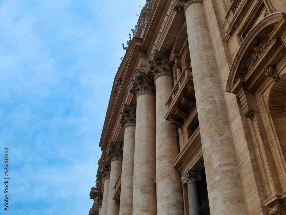 Naklejka premium バチカン市国 サン・ピエトロ大聖堂