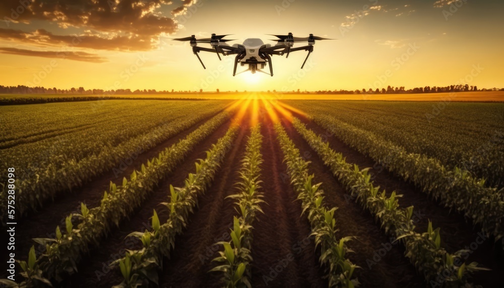 Benefits of Drones in Agriculture: Press Photo Showing Use of Drone ...